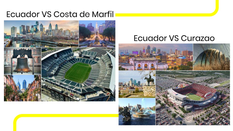 OP 1: ECUADOR VS COSTA DE MARFIL  y ECUADOR VS CURAZAO